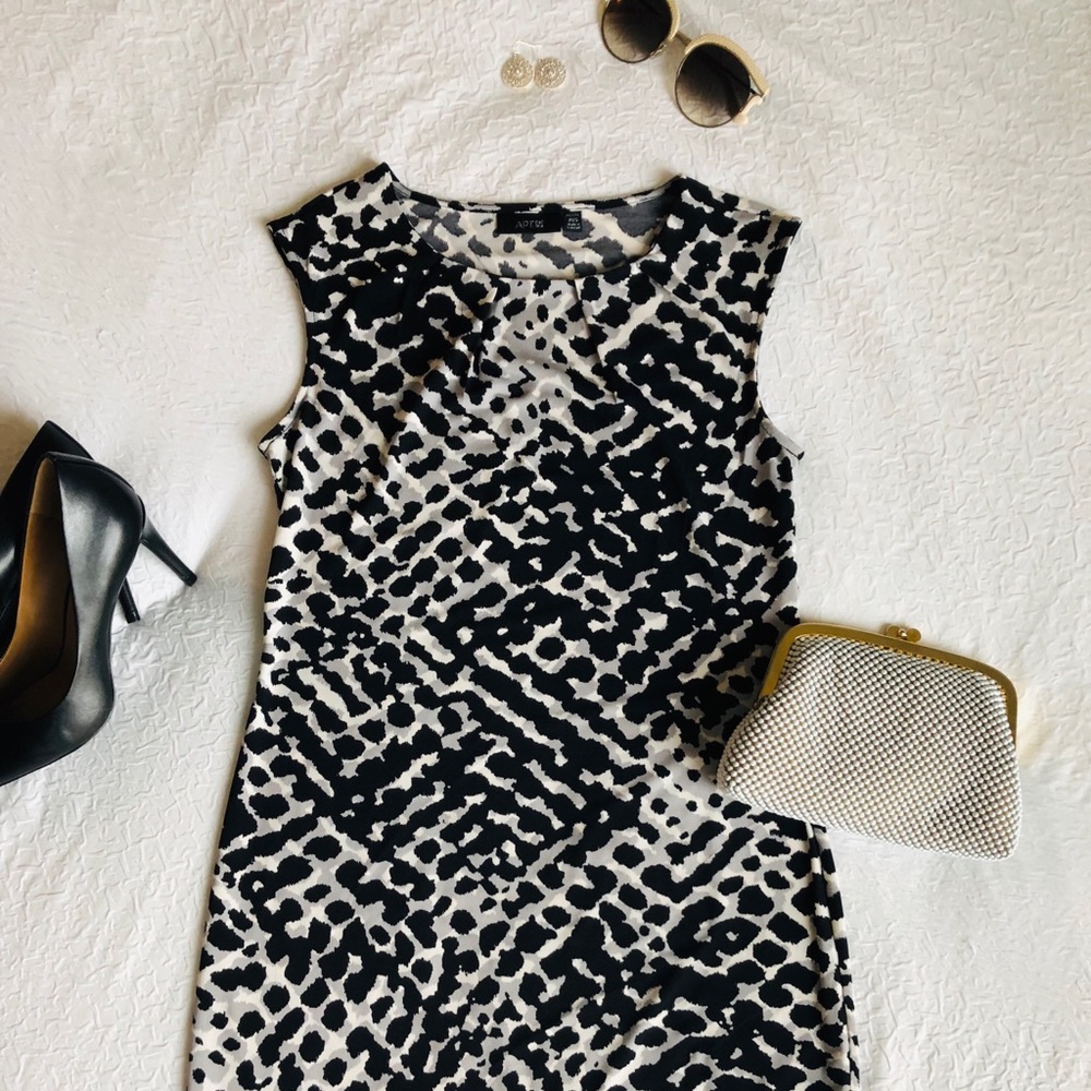 Petite Sleeveless Classy Dress